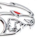 2x Hellcat Fender Side Emblem Badge Decal for Dodge Durango Charger Challenger SRT Hellcat Black-23