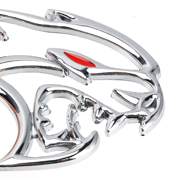 2x Hellcat Fender Side Emblem Badge Decal for Dodge Durango Charger Challenger SRT Hellcat Black