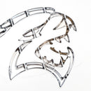 2x Hellcat Fender Side Emblem Badge Decal for Dodge Durango Charger Challenger SRT Hellcat Black-26