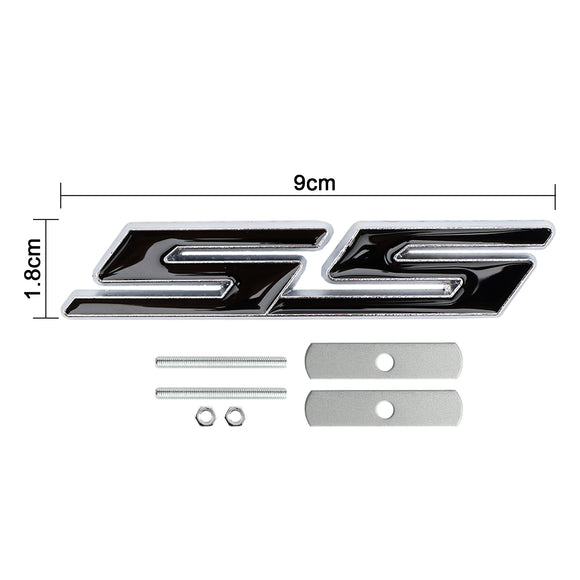 Voorgrille SS embleem voor Chevrolet Chevy Camaro Impala Malibu Holden stickerbadge