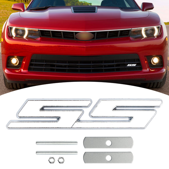 Voorgrille SS embleem voor Chevrolet Chevy Camaro Impala Malibu Holden stickerbadge