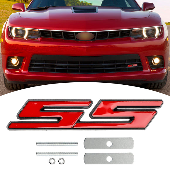 Voorgrille SS embleem voor Chevrolet Chevy Camaro Impala Malibu Holden stickerbadge