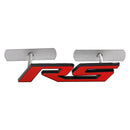 Emblema de decalque de grade frontal RS para Chevrolet Chevy Camaro Impala Malibu Holden-6