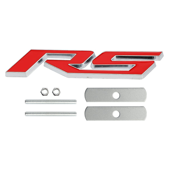 Emblema de decalque de grade frontal RS para Chevrolet Chevy Camaro Impala Malibu Holden