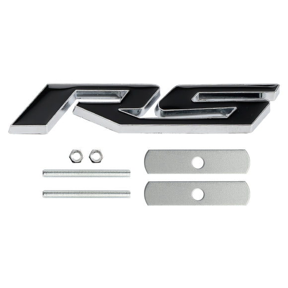 Emblema de decalque de grade frontal RS para Chevrolet Chevy Camaro Impala Malibu Holden