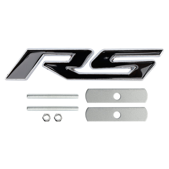 Emblema de decalque de grade frontal RS para Chevrolet Chevy Camaro Impala Malibu Holden