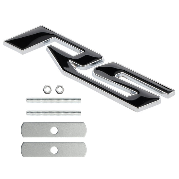 Emblema de decalque de grade frontal RS para Chevrolet Chevy Camaro Impala Malibu Holden