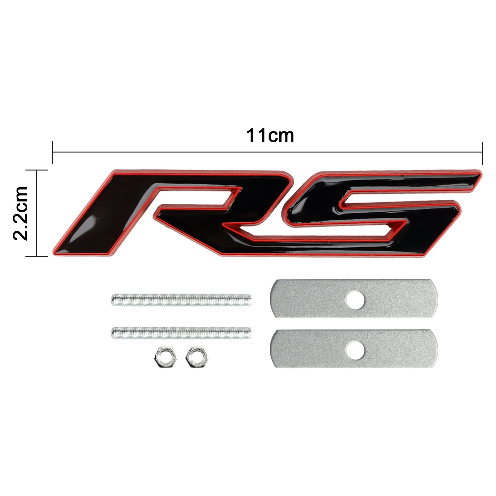Front Grille RS Emblem Decal Badge for Chevrolet Chevy Camaro Impala Malibu Holden