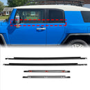 2007–2014 Toyota FJ Cruiser 4 Stück Fensterleiste Zierleiste Dichtungsgürtel Dichtungsstreifen 68162–35073 68164–35041-1