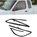 1998-2005 Nissan Frontier 2PCS Door Glass Run Rubbers 80331-2S400 80330-2S400 Weatherstrip Channel Seal Strip-1