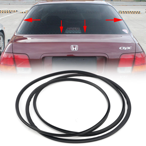 1996-2000 Honda Civic berlina 4 porte EJ8 EJ9 EL4 EL5 Parabrezza posteriore Parabrezza Guarnizione in gomma 73210-S04-003 73210-S21-T00