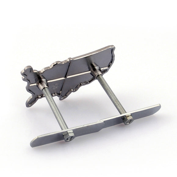 3D Metal Front Grille Badge USA United States Flag Decals Hood Car Grill Emblem Universal Generic