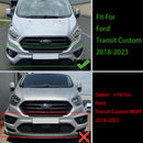 2018-2023 Ford Transit Custom Honeycomb Raptor Style Grill Frontstoßstange Mattschwarzer Grill mit LED-4