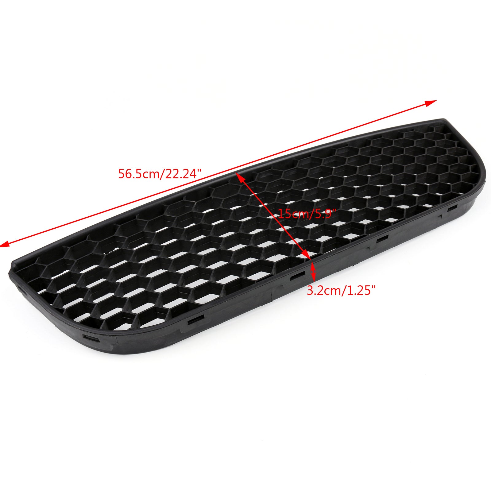 Grille de pare-chocs avant inférieure centrale en nid d'abeille de type VW Polo 9N3 2005-2009