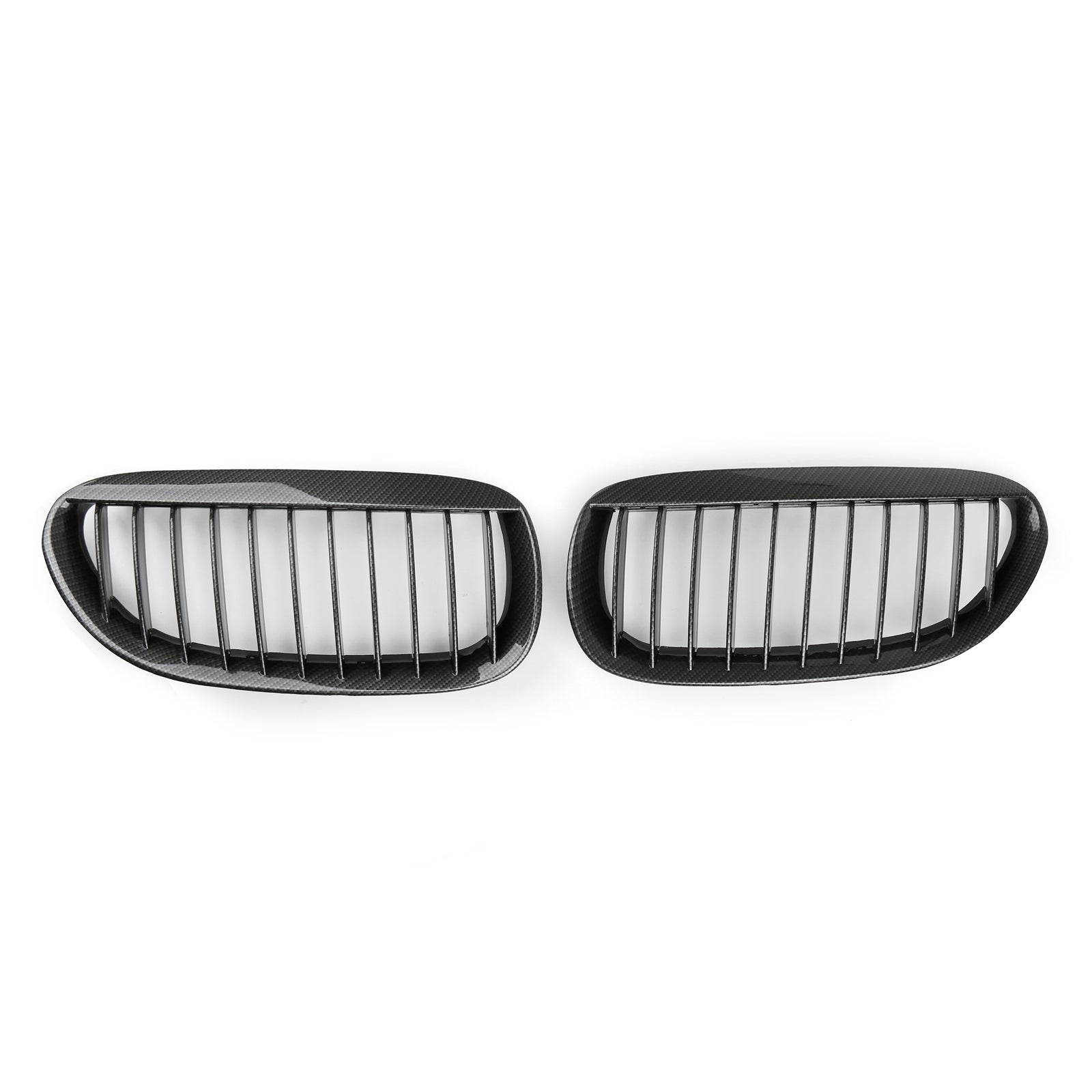 Parrilla delantera tipo riñón de carbono para BMW Serie 6 E63/E64 M6 Coupé convertible de 2 puertas 2004-2010