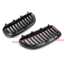 BMW 2004-2010 6-Series E63/E64 M6 2 Door Convertible Coupe Front Kidney Grille Carbon-2