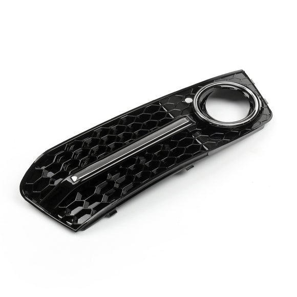 2009-2012 Audi A4 B8 nid d'abeille antibrouillard gril pare-chocs avant couvercle inférieur calandre noire 8KD 807 682 8KD 807 681