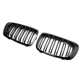 1999-2001 BMW Série 3 E46 2 portes 323Ci/328Ci/320Ci/325Ci/318Ci Calandre avant double ligne noire brillante - 0