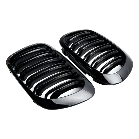1999-2001 BMW Série 3 E46 2 portes 323Ci/328Ci/320Ci/325Ci/318Ci Calandre avant double ligne noire brillante