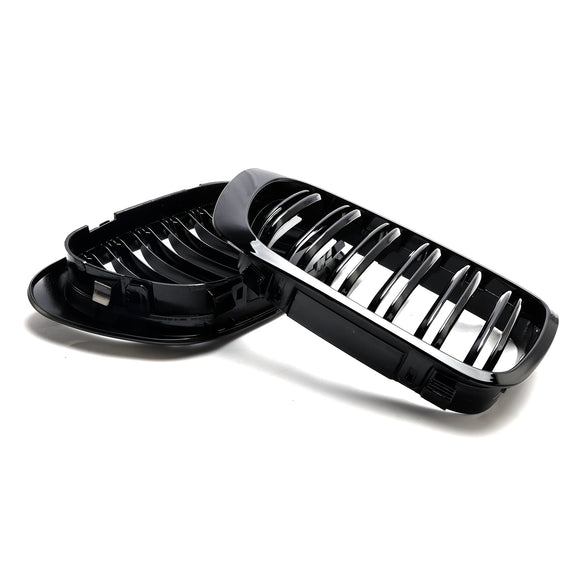 1999-2001 BMW Série 3 E46 2 portes 323Ci/328Ci/320Ci/325Ci/318Ci Calandre avant double ligne noire brillante