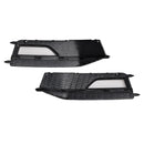 Audi A4 S-line/S4 2013-2016 Grade de malha em favo de mel para-choque dianteiro 2pcs luz de neblina grade de cobertura 8K0 807 682M 8K0 807 681 L-12