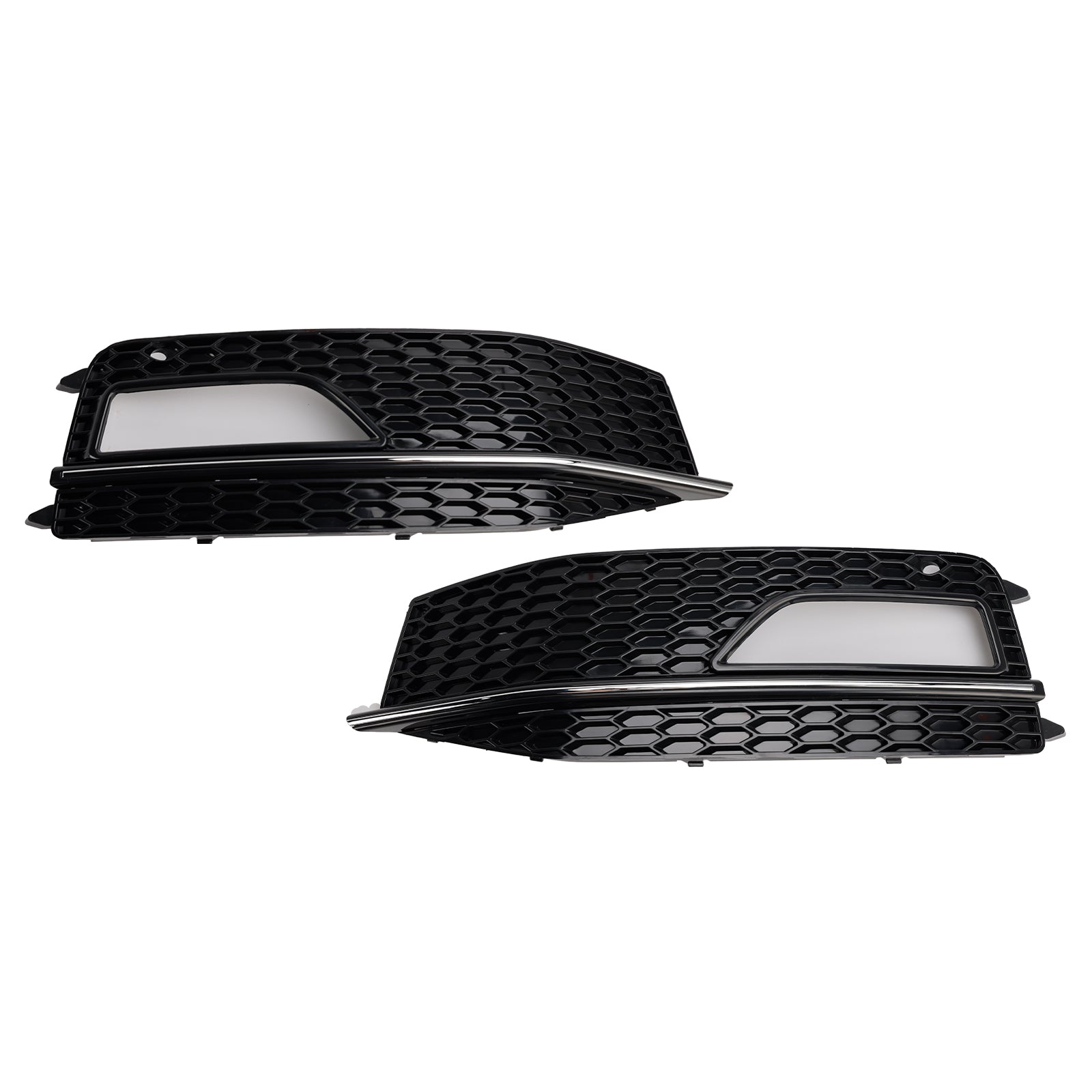 Audi A4 S-line/S4 2013-2016 Griglia a nido d'ape Paraurti anteriore 2 pezzi Griglia di copertura della lampada fendinebbia 8K0 807 682M 8K0 807 681 L
