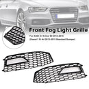 2013-2015 Audi A4 S-line/S4 Griglia 2 PZ Paraurti Anteriore Fendinebbia Copertura Griglia-9