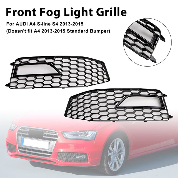 2013-2015 Audi A4 S-line/S4 Griglia 2 PZ Paraurti Anteriore Fendinebbia Copertura Griglia