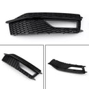 2013-2015 Audi A4 S-line S4 Bumper Fog Light Lamp Cover Grille Grill 8K0807682M 8K0807681L Generic-12