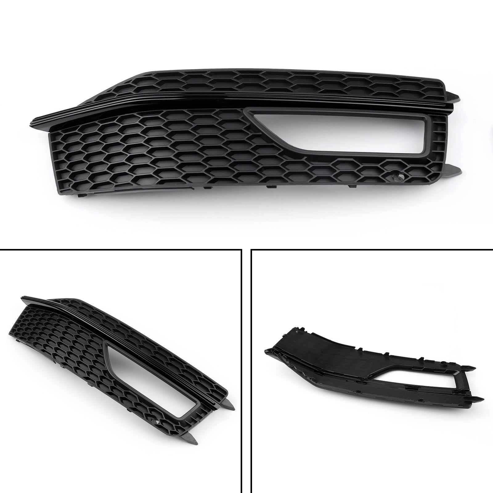 2013-2015 Audi A4 S-line S4 Bumper Fog Light Lamp Cover Grille Grill 8K0807682M 8K0807681L Generic