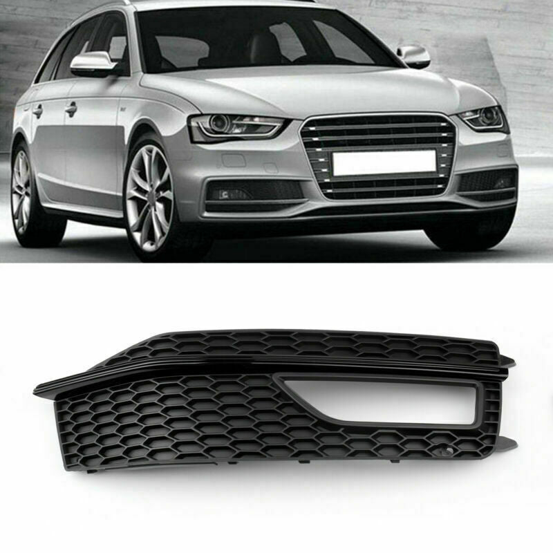 2013-2015 Audi A4 S-line S4 Bumper Fog Light Lamp Cover Grille Grill 8K0807682M 8K0807681L Generic