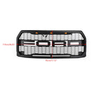 2015-2017 Ford F150 calandre avant noire pare-chocs supérieur nid d'abeille Raptor Grill avec LED-8