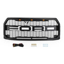 2015-2017 Ford F150 calandre avant noire pare-chocs supérieur nid d'abeille Raptor Grill avec LED-7