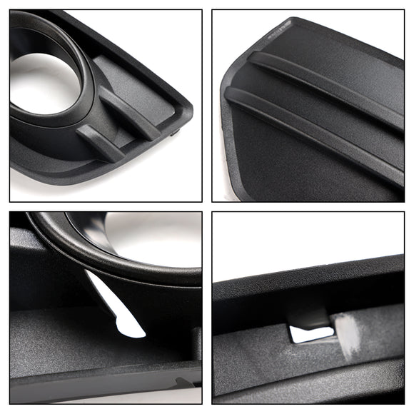 2009-2012 Audi Q5 Standaard Honingraat Zwart Mistlamp Grille Voorbumper Onderste Grill 8R0807681A 8R0807682A