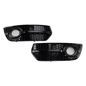2008-2012 Audi Q5 padrão favo de mel preto luz de nevoeiro grade do para-choque dianteiro inferior grade 8R0807681A 8R0807682A