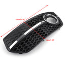 2009-2012 Audi Q5 Standaard Honingraat Zwart Mistlamp Grille Voorbumper Onderste Grill 8R0807681A 8R0807682A-19