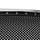 2006-2008 Dodge Ram 1500 2500 3500 Grille avant en maille style rivet Noir brillant Grille de pare-chocs avant-5