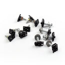 2006-2008 Dodge Ram 1500 2500 3500 Grille avant en maille style rivet Noir brillant Grille de pare-chocs avant-10