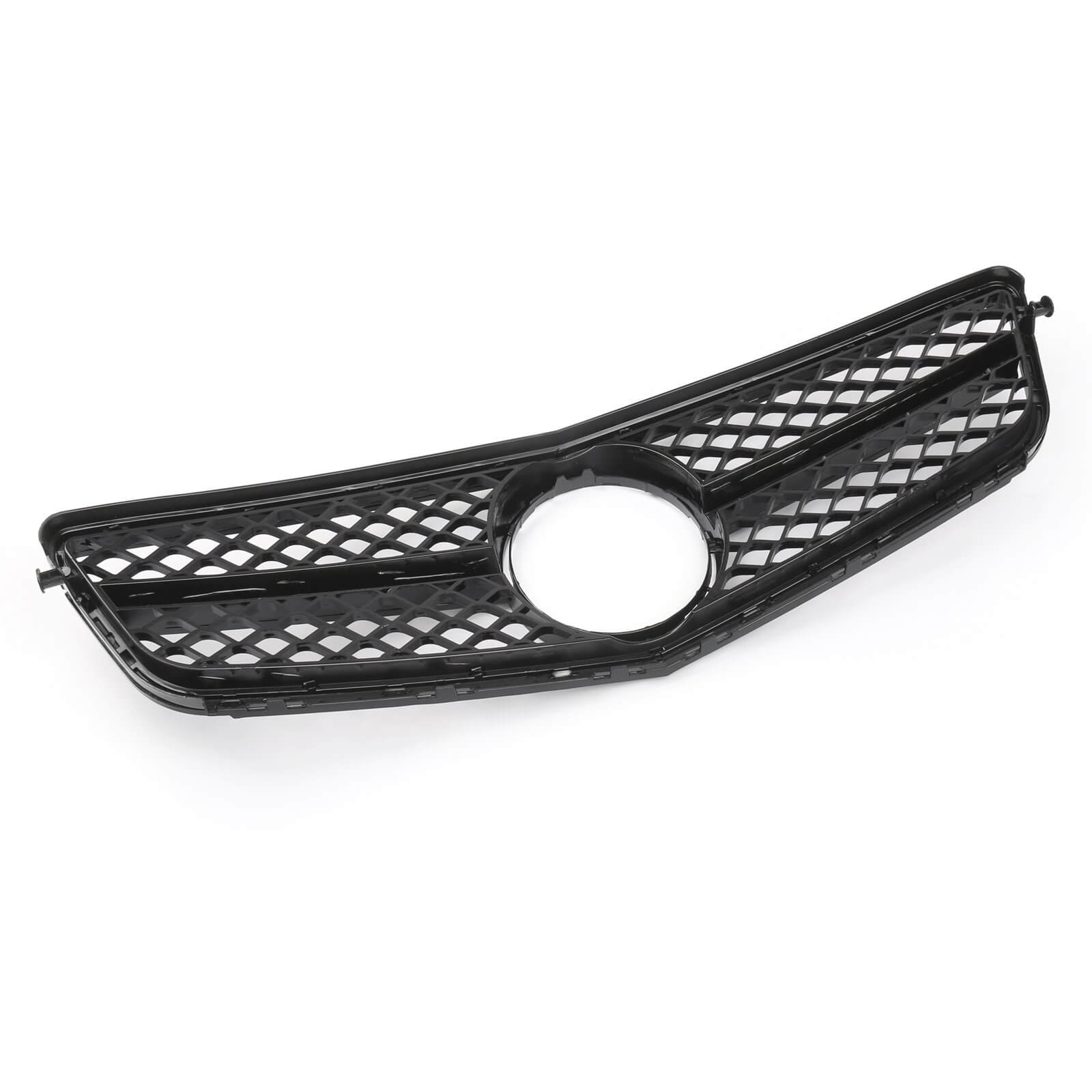 Grille de pare-chocs avant Mercedes Benz 2008-2013 Classe C W204 C250 C300 C350 Grille de style Amg noire