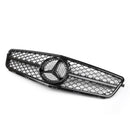 Mercedes Benz Classe C 2008-2014 W204 Grille de pare-chocs avant noire de remplacement pour C250 C300 C350-33