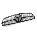 Mercedes Benz Classe C 2008-2014 W204 Grille de pare-chocs avant noire de remplacement pour C250 C300 C350-34