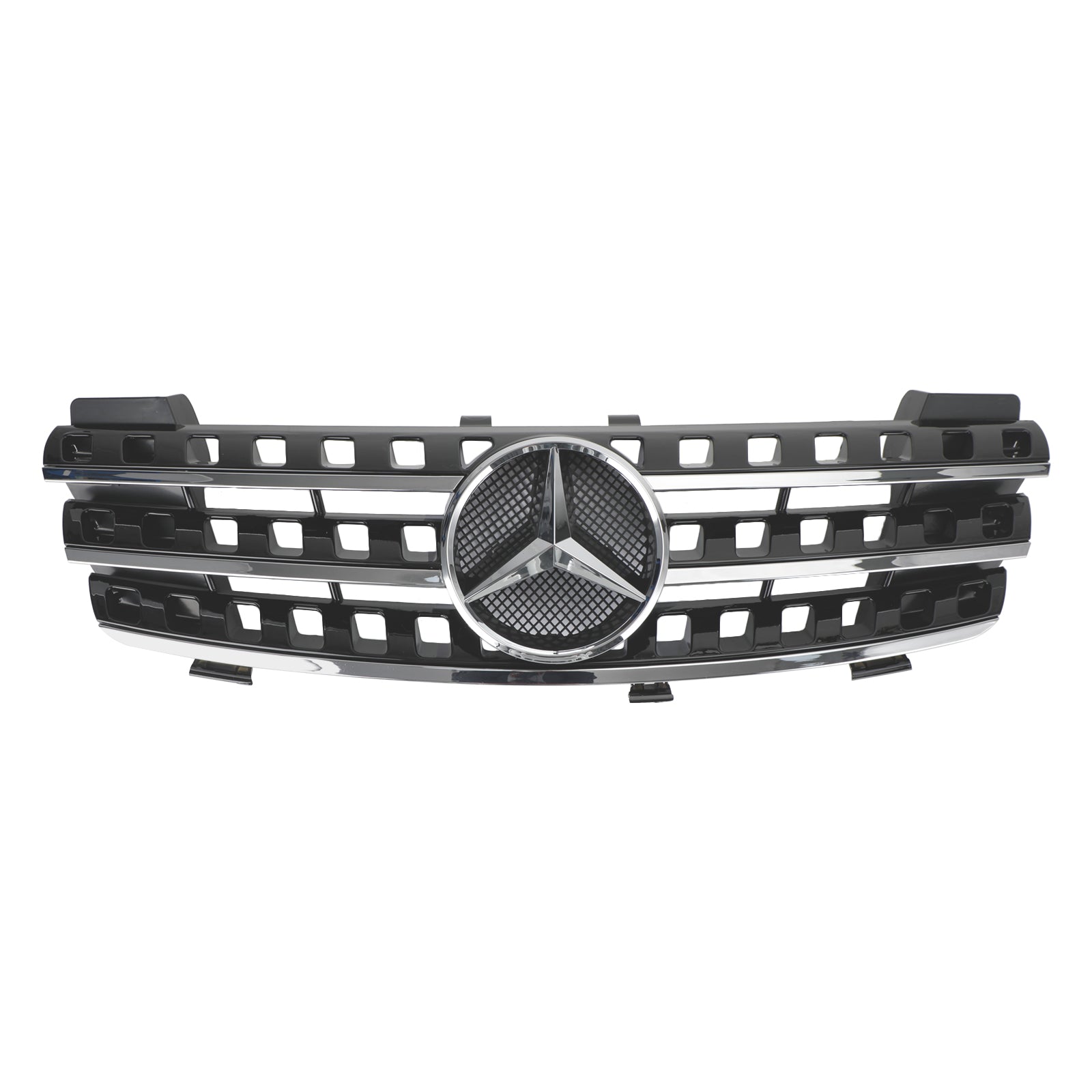 Calandre avant Mercedes Benz Classe ML W164 ML320/300/350/500 2005-2008 style AMG calandre noire chromée