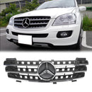 Mercedes Benz Classe ML 2005-2008 W164 Griglia anteriore ML320/300/350/500 Griglia nera cromata-16