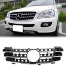 Mercedes Benz ML-Class W164 2005 2006 2007 2008 Blcak Front Grill Bumper Replacement Grille-1