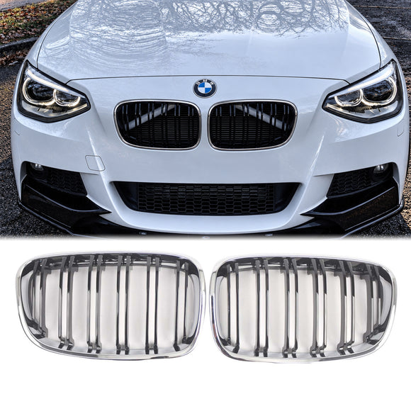 2kpl etupuskurin munuaissäleikkö ritilä sopii BMW 1-sarjan F20 F21 2012-2014