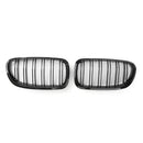 2010-2016 BMW 5 Series F10/F11/F18 535i/550i/528i/520d/530d/540i Front Kidney Grill Glossy Black Grille-3