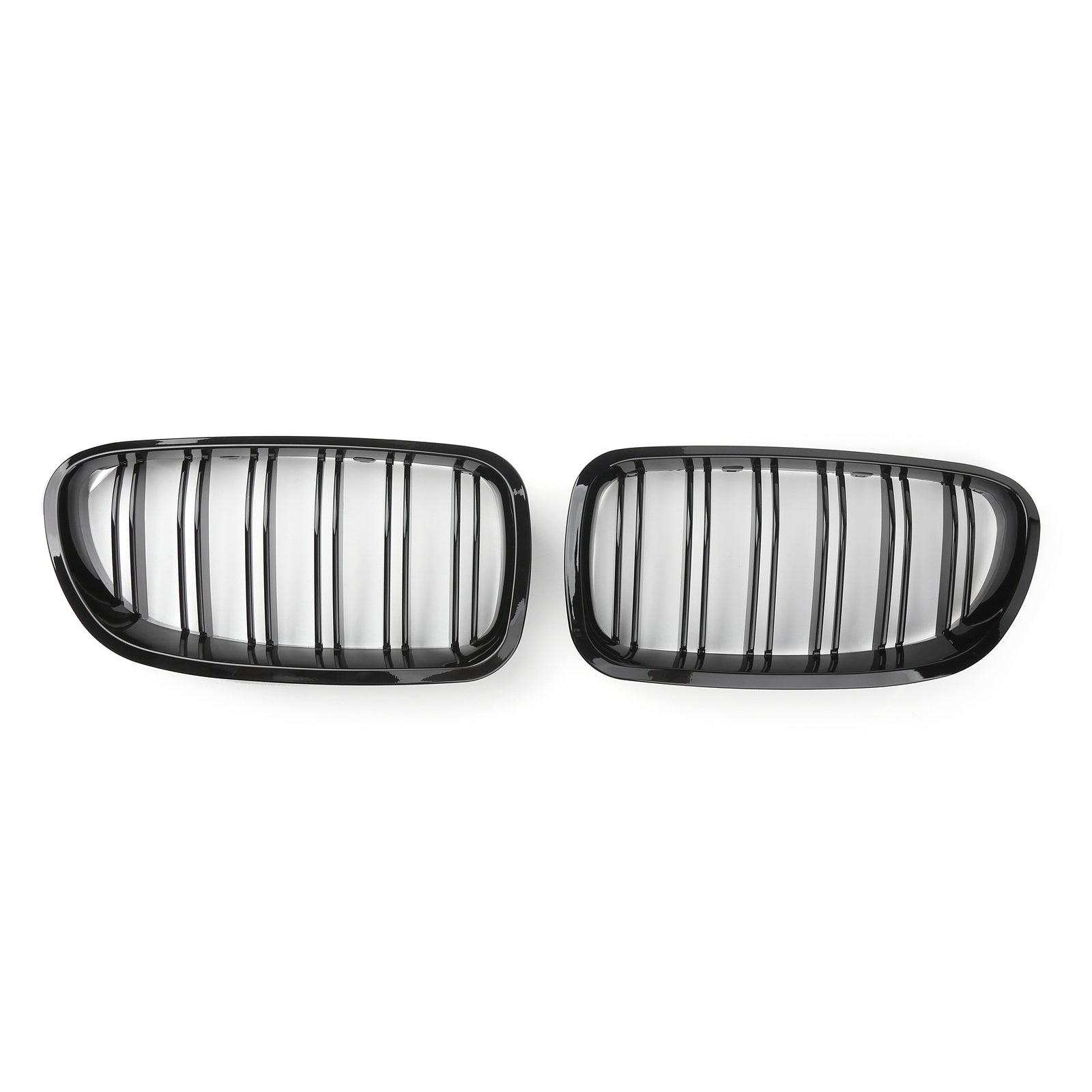 2010-2016 BMW 5 Series F10/F11/F18 535i/550i/528i/520d/530d/540i Front Kidney Grill Glossy Black Grille