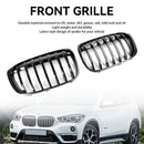 BMW F48 2016-2018 Single Slat Front Kidney Grill Gloss Black Grille-3