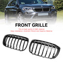 BMW F48 2016-2018 Single Slat Front Kidney Grill Gloss Black Grille-4