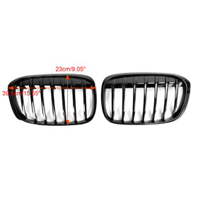 2016–2018 BMW F48 F49 X1 sDrive18i/xDrive20i/xDrive25i/sDrive18d Nierengrill vorne, schwarzer Kühlergrill - 0